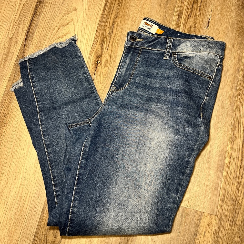 Le Tigre Ankle Jeans Skinny Rough Hem‎ Size 12
